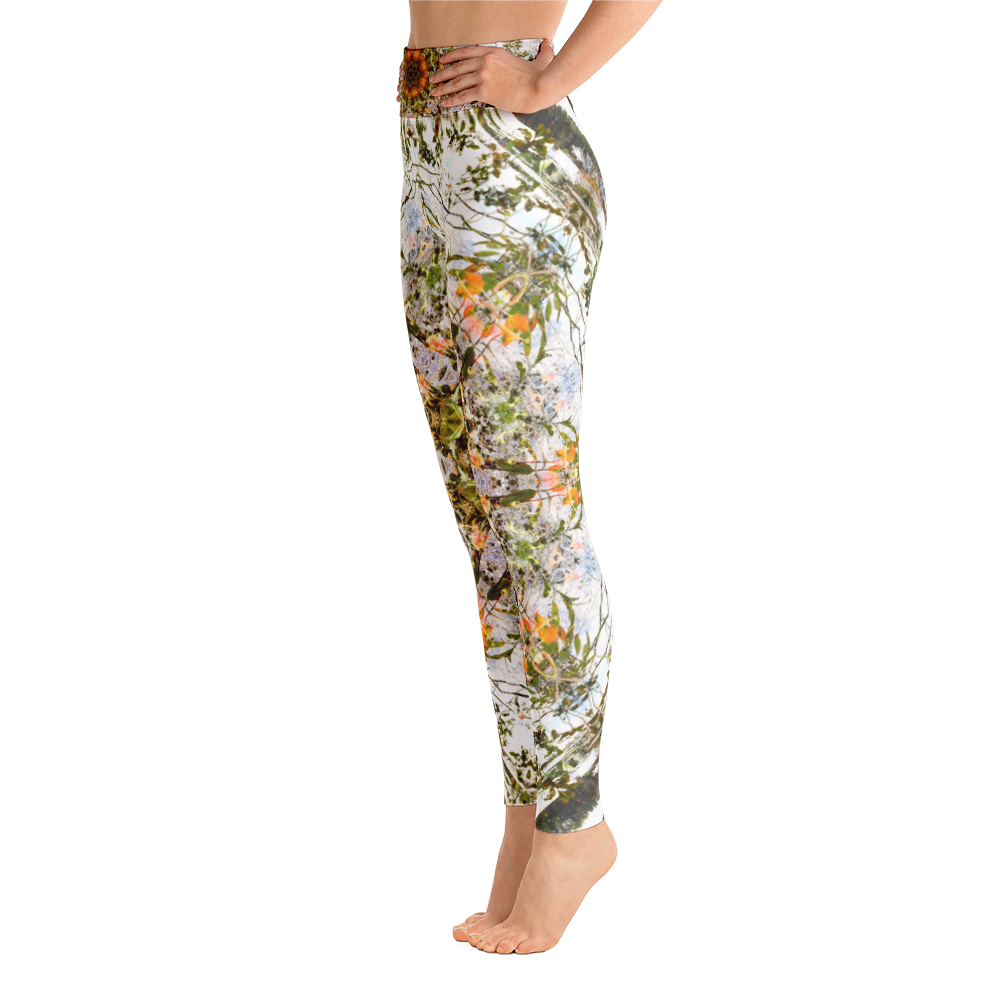Yoga Leggings - Lace in Bloom