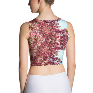 Sublimation Cut & Sew Crop Top - Cherry Blossom